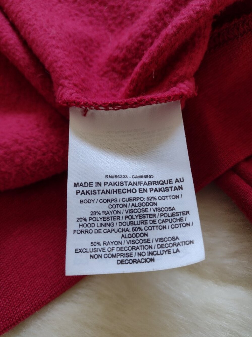Nike Women's Hoodie Sweatshirt Red Full Zip XL - Picture 6 of 7